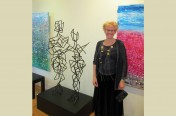 Jenny Green at the Space & Light Exhibition
