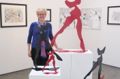 Jenny at the Rhythms Exhibition